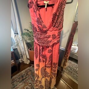 Anthropologie Verb by Pallavi Singhee V-Neck Ombre Maxi Dress, size S